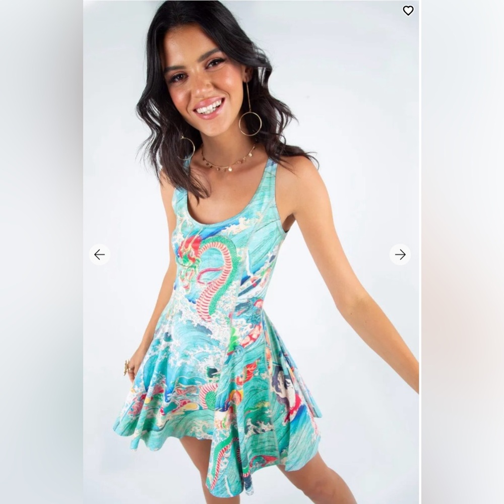 Blackmilk Dragon King vs Water Serpents Inside Out Dress